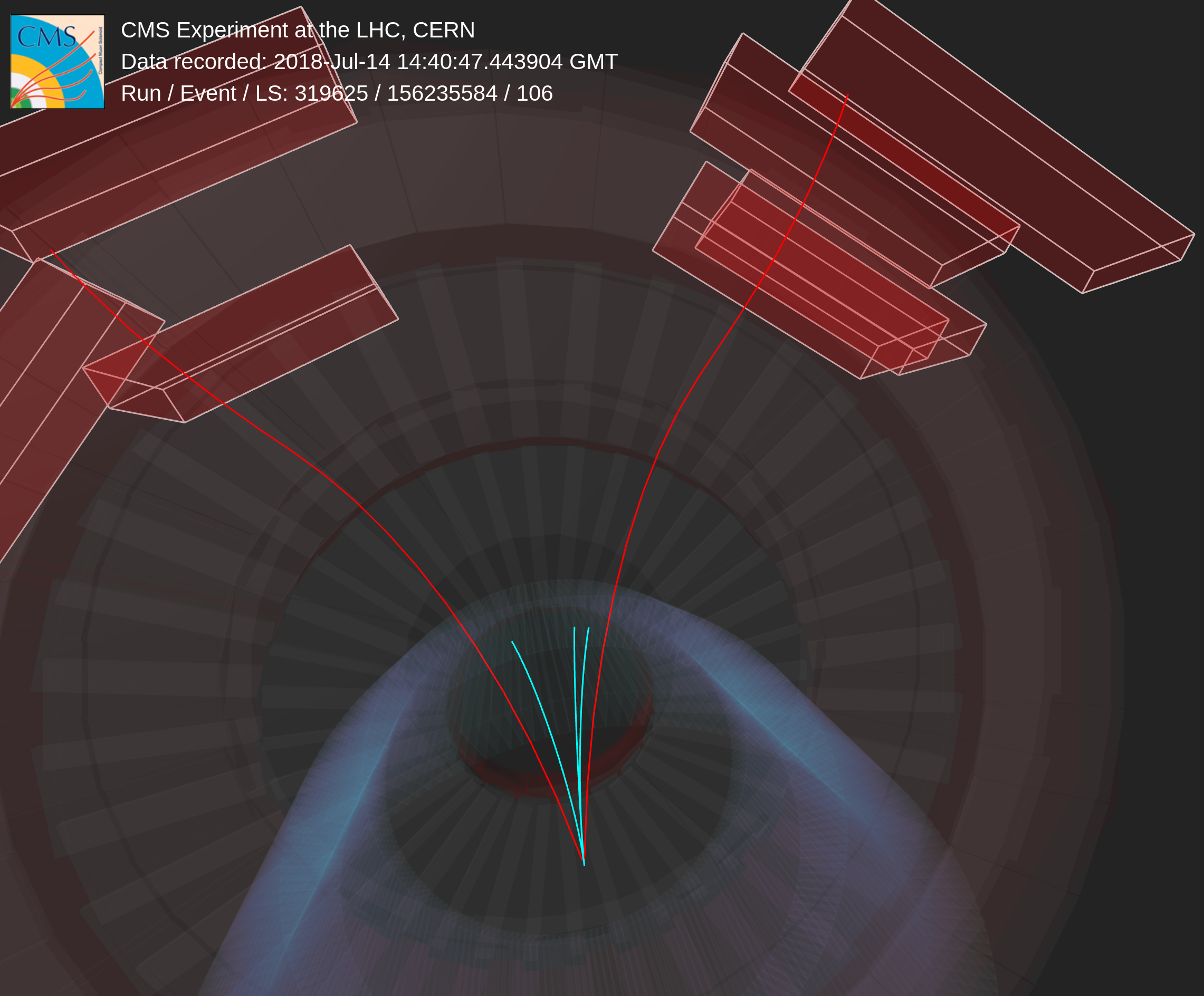 Events seen in CMS as part of a measurement of R(Jpsi) in the hadronic tau decay channel.